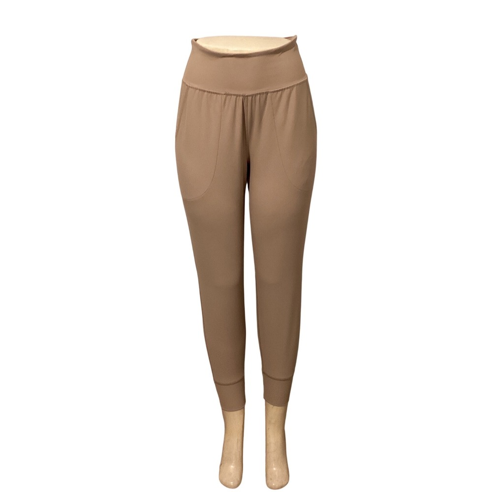 Old Navy Active Powersoft High-Rise Jogger Tan Beige Go-Dry Petite Small